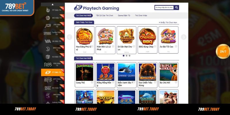 Các sảnh cược slot game tại 789BET