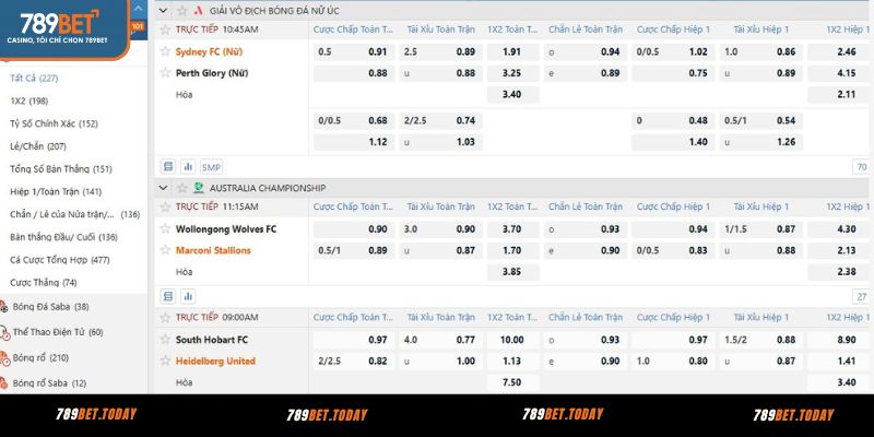 Cách tham gia cá cược thể thao tại 789BET online