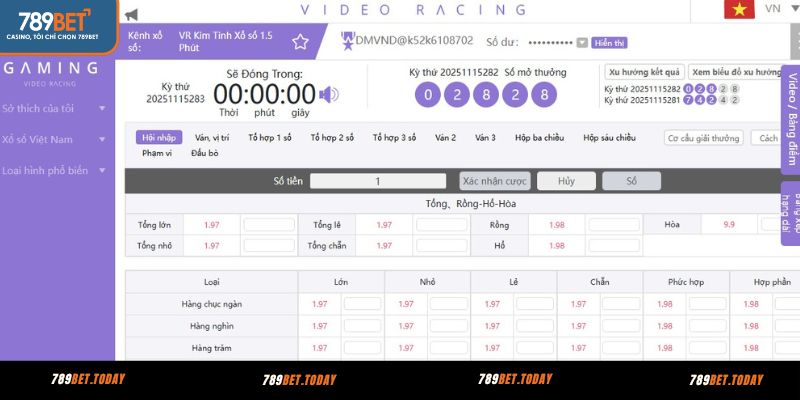 Cách tham gia cá cược Xổ số tại 789BET