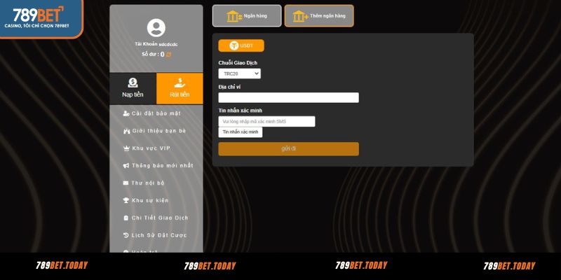 Lỗi rút tiền 789BET và cách khắc phục